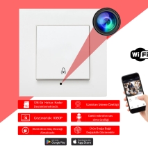 Beyaz Kap� Zili Wifi Gizli Kamera